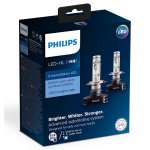 Светодиодные лампы головного света Philips LED H4 X-treme Ultinon 6500K, комплект 2 шт, 12901HPX2